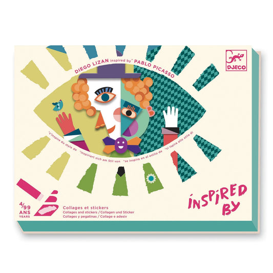 Inspired By Picasso | Sticker Collage Kit