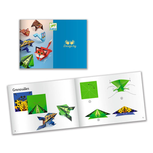 Jumping Animals Origami Paper Craft Kit
