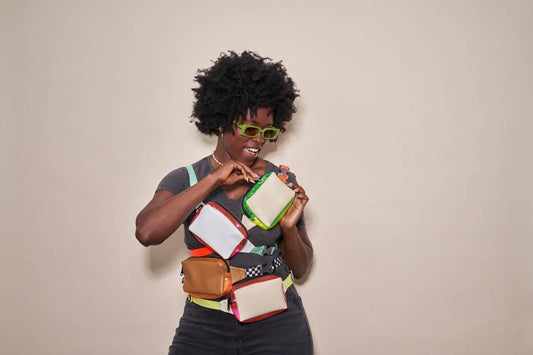 Fanny Pack | Cream / Yellow / Neon Orange