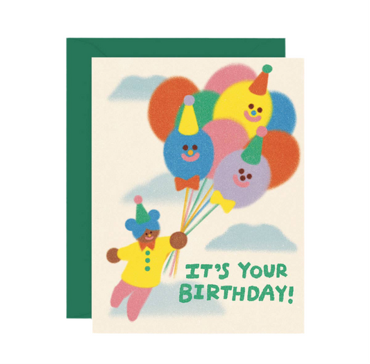 It's Your Birthday Balloons Greeting Card