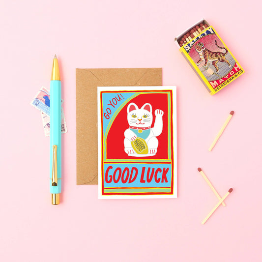 Good Luck Mini Card