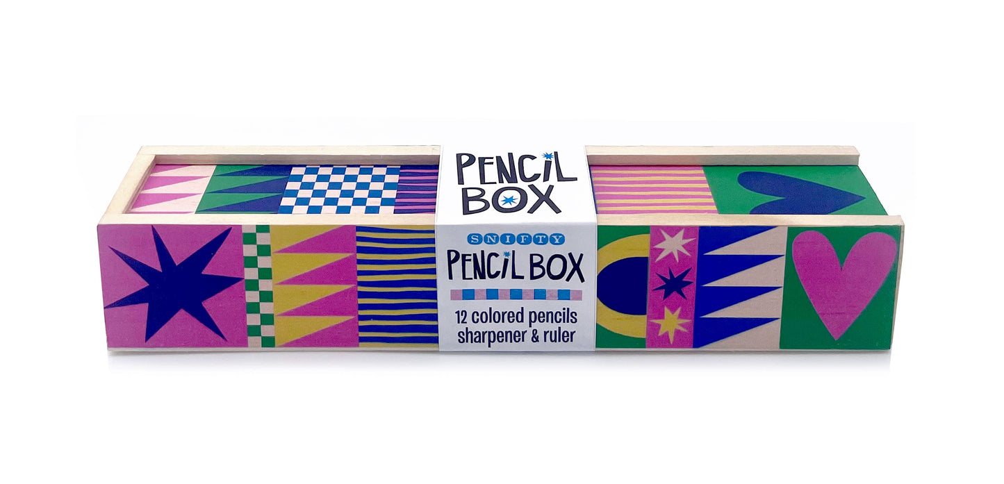 Colored Pencils With Wood Case | Geo Love