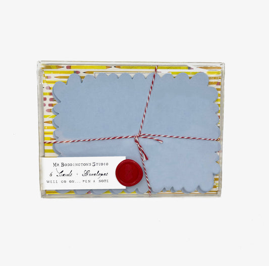 Pencil Patterned Notecards