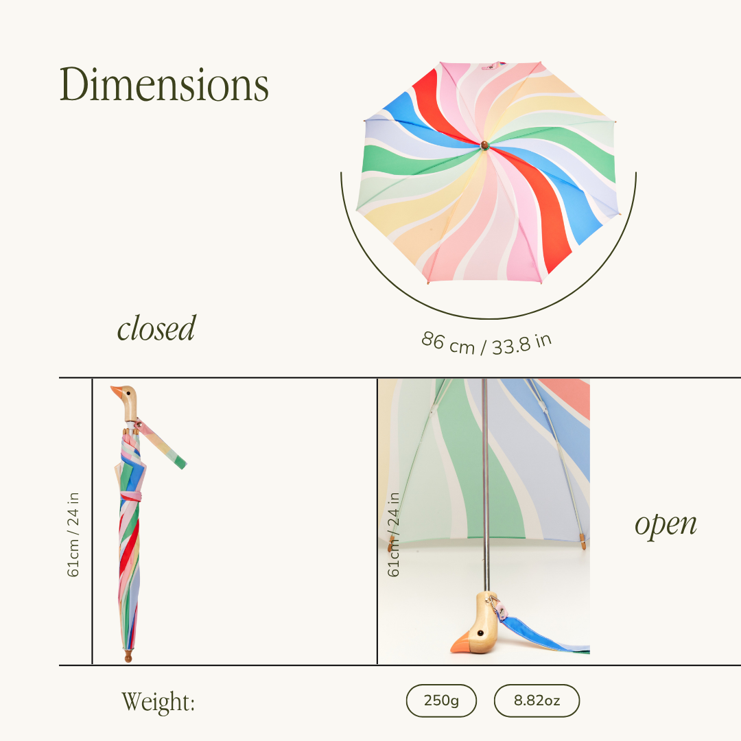 Kids Duckling Umbrella | Stripes