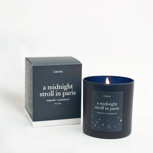 A Midnight Stroll In Paris Candle
