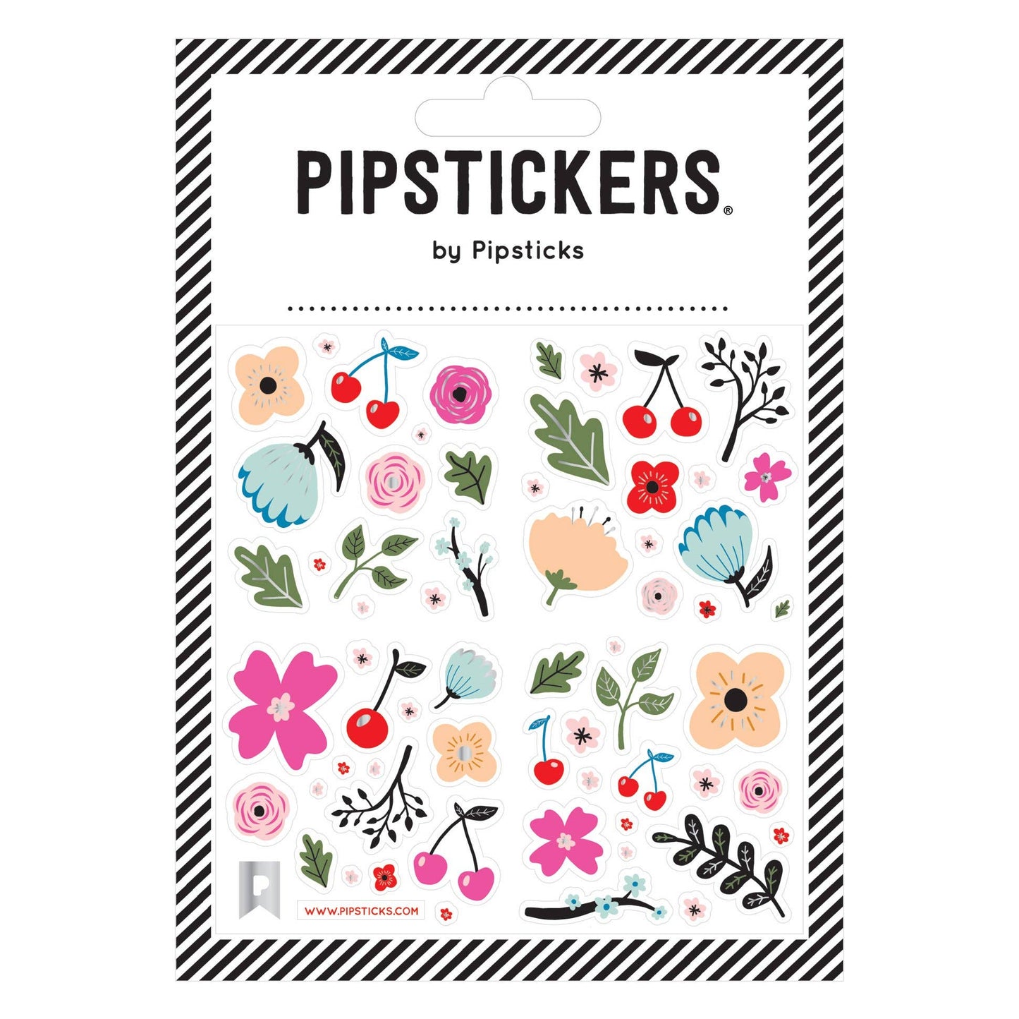 Cherries & Flowers Stickers