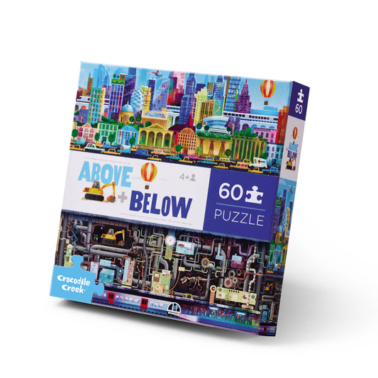 Big City Above & Below | 60 Piece Puzzle