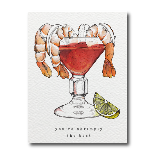 You're Shrimply The Best | Greeting Card