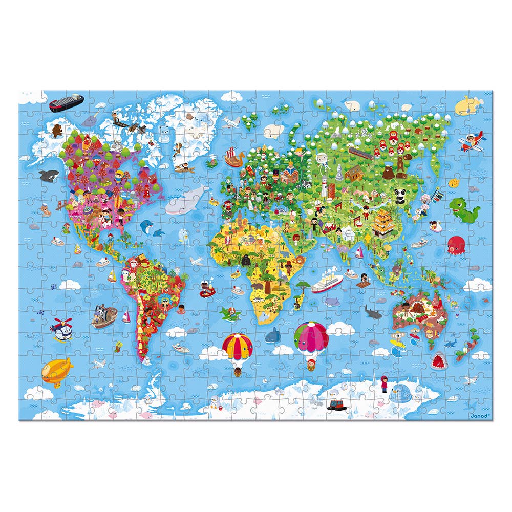 Giant World Map | 300 Pc Jigsaw Puzzle