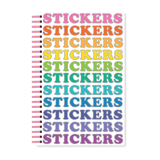 Colorful Stickers Reusable Mini Sticker Book