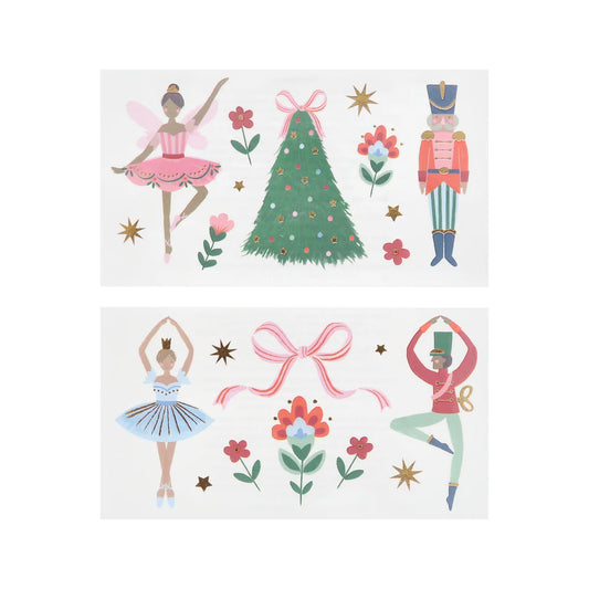 Nutcracker Ballet Temporary Tattoos