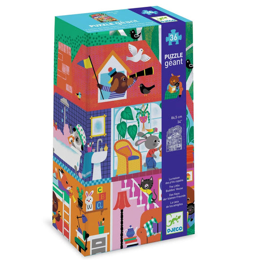 Little Buddies' House | 36 pc Giant Floor Puzzle