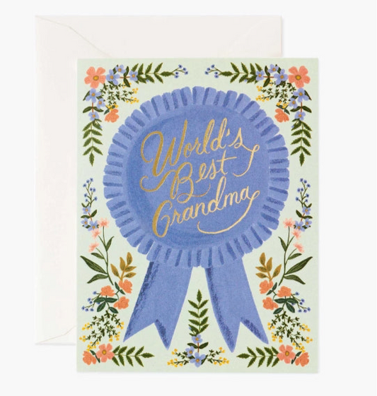 Worlds Best Grandma Card