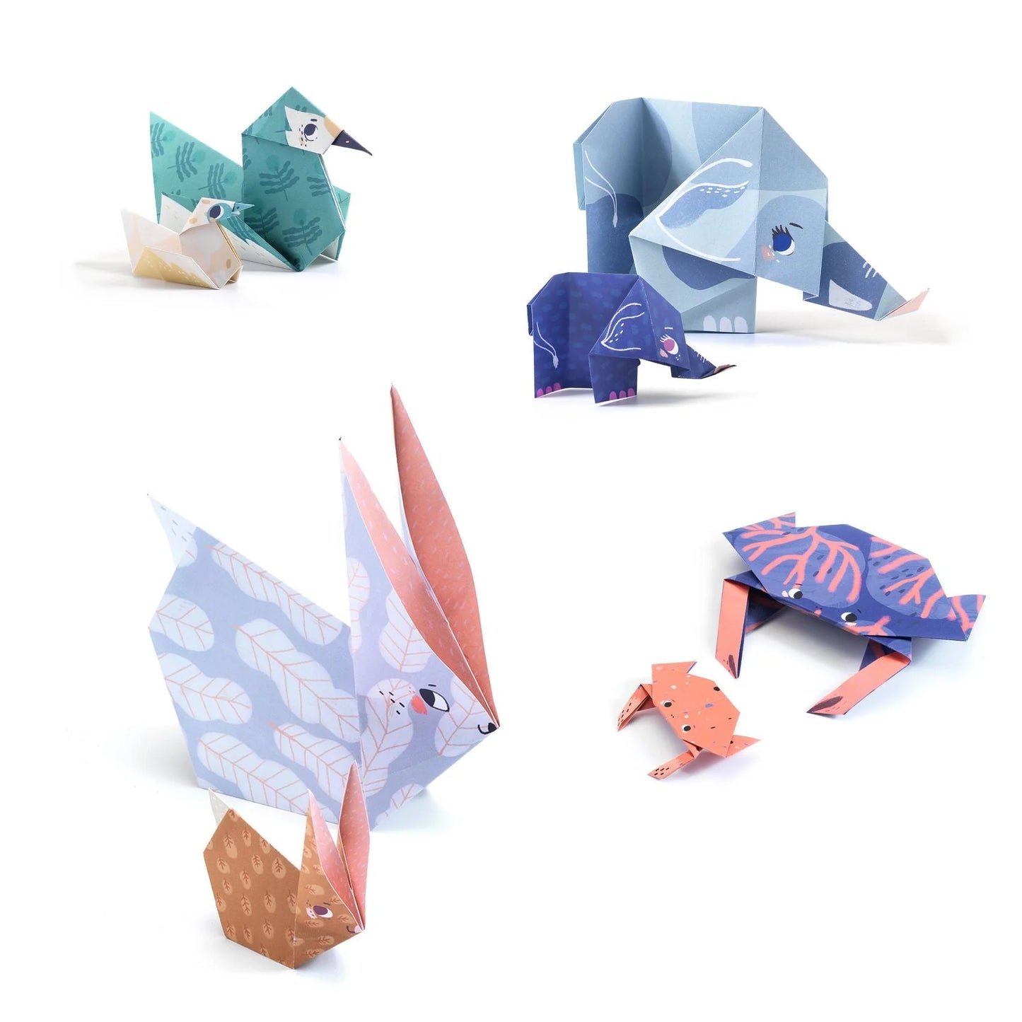 Animal Families Origami Paper Craft Kit