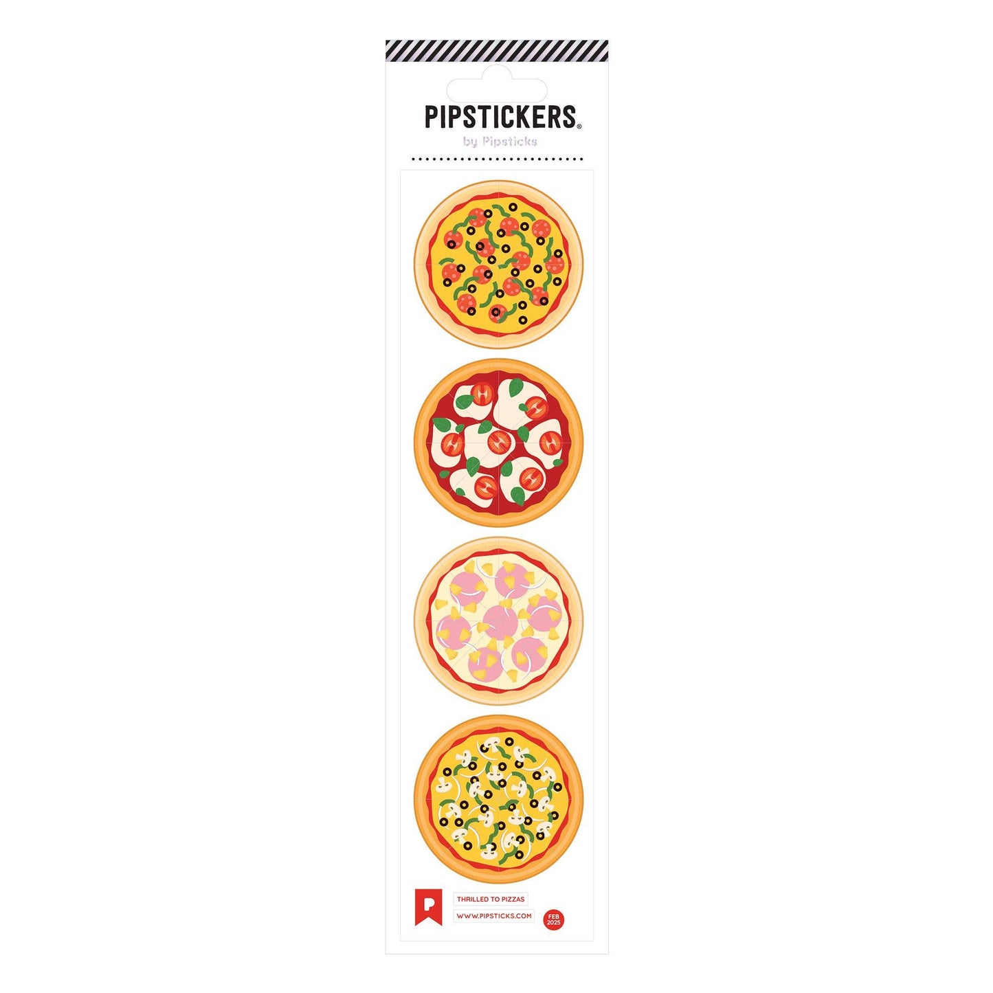 Thrilled To Pizzas Stickers