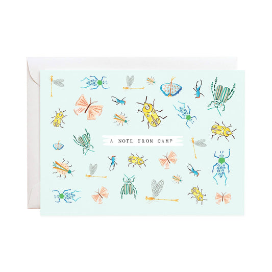 Butterfly Garden Camp Notecards
