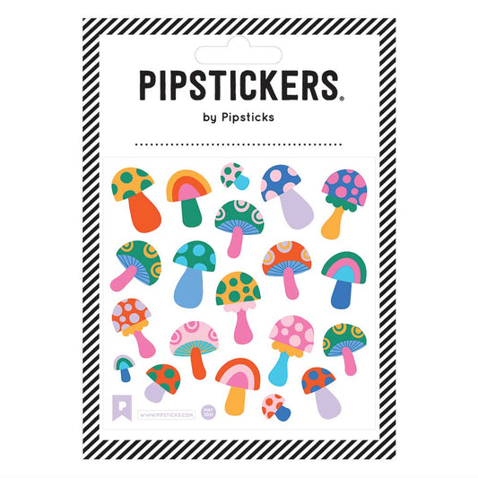 Fuzzy Mushrooms Stickers