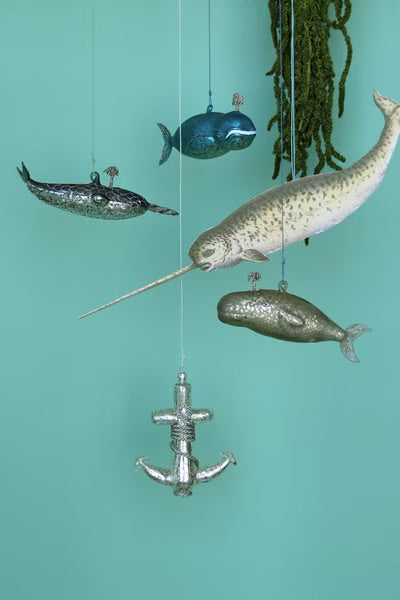 Victorian Whale Ornament