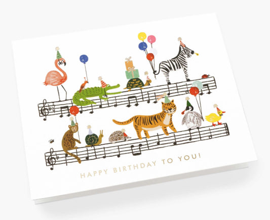 Happy Birthday Song Card