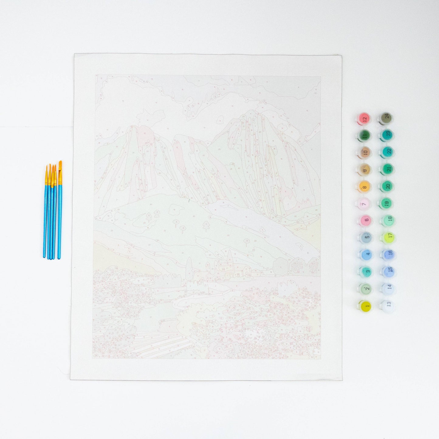 Paint by Numbers Deluxe | Dolomites