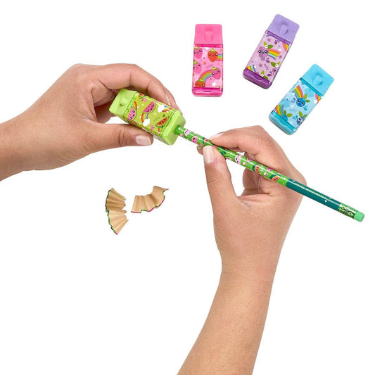 Lil' Juicy Box Scented Eraser + Sharpener