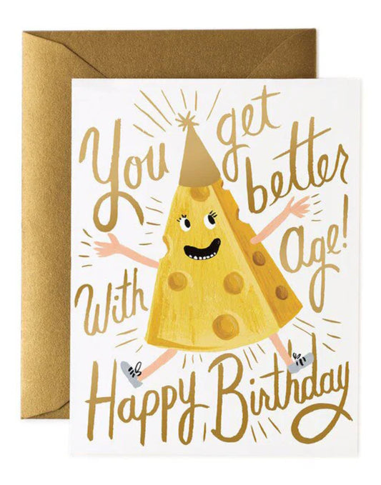 Better With Age Birthday Card