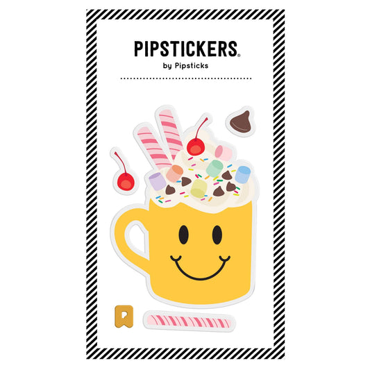 Big Puffy Hug In A Mug Stickers