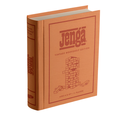 Jenga Vintage Bookshelf Edition