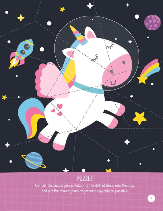 Unicorns Activity Book