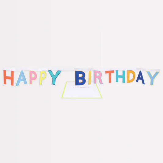Happy Birthday Banner Card