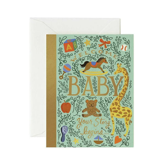 Baby Your Story Begins Card