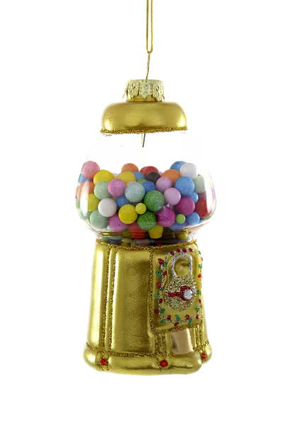 Gilded Gumball Machine Ornament