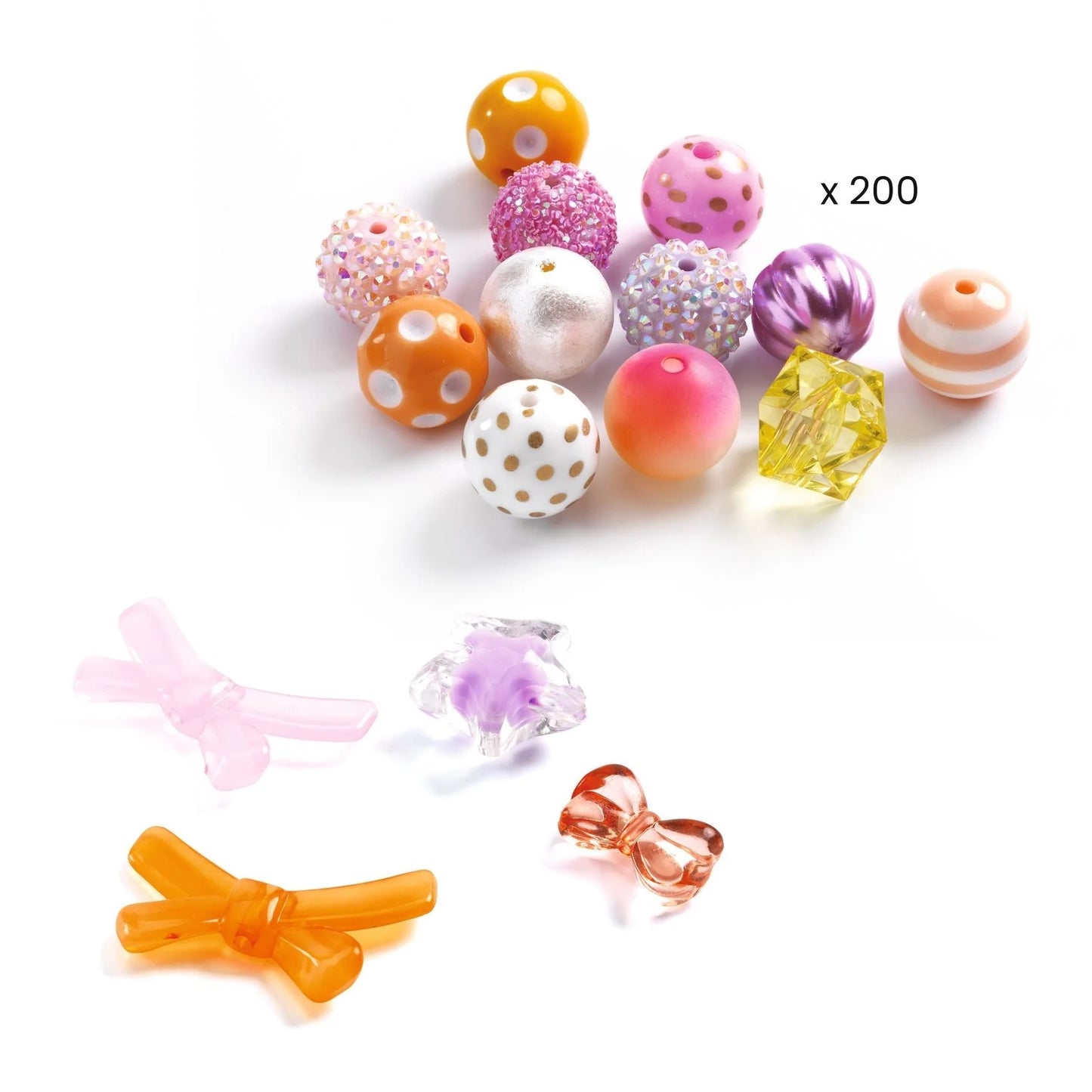 Bubble Beads Jewelry Kit | Gold Multicolor