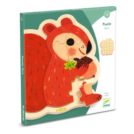 Puzzlo Nut | 16pc Wooden Puzzle
