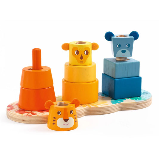 Multi Stack Wooden Activity Toy