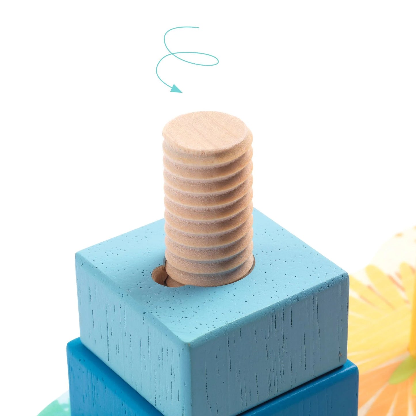 Multi Stack Wooden Activity Toy