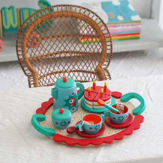Fox's Party Wooden Tea Set
