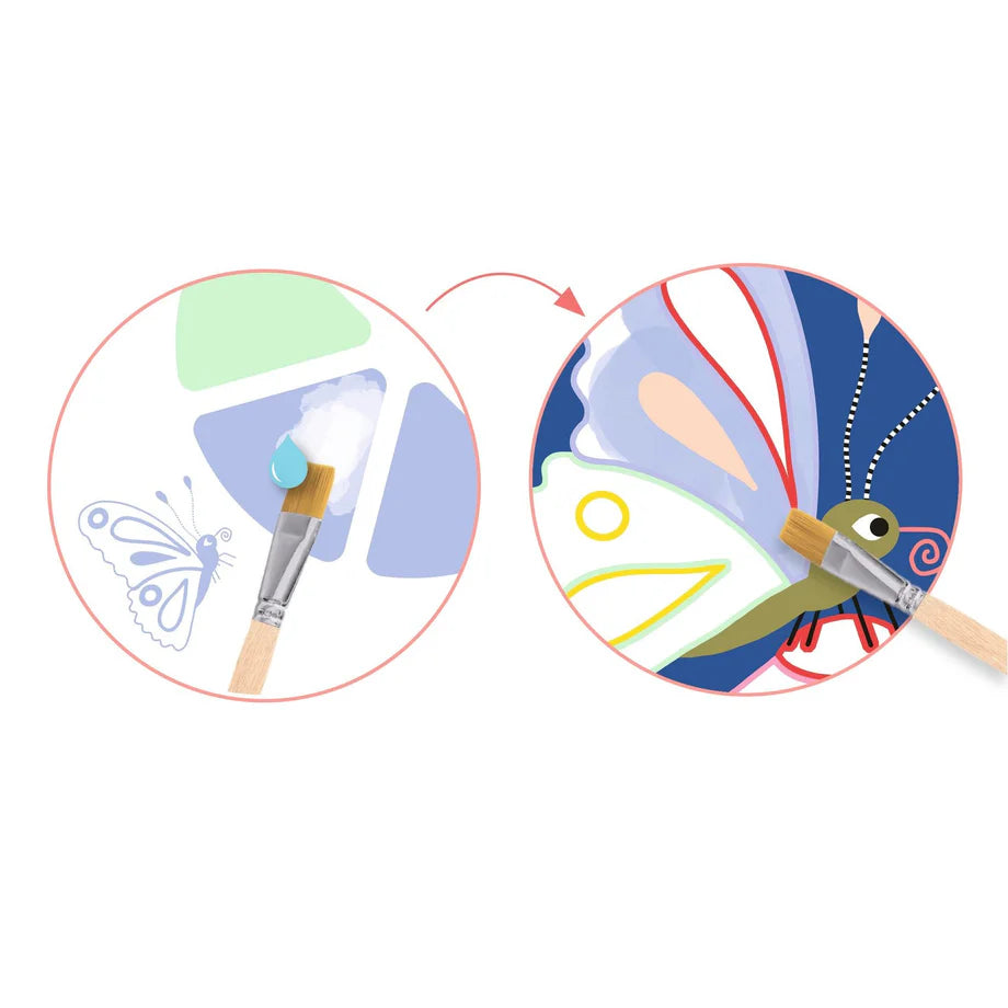 Flying Friends Painting Activity Set