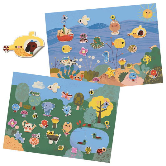Summertime Repositionable Sticker Activity