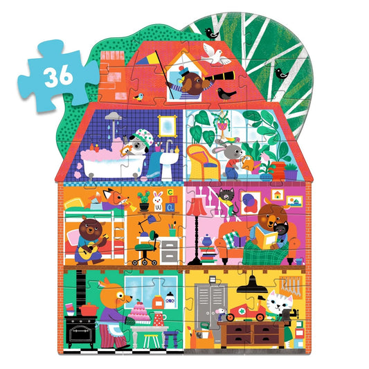 Little Buddies' House | 36 pc Giant Floor Puzzle