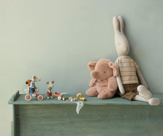 Medium Elephant Plush | Vintage Rose