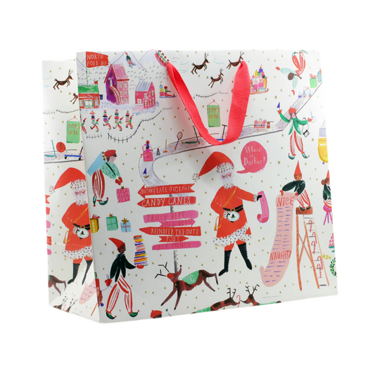 North Pole Headquarters | Large Gift Bag