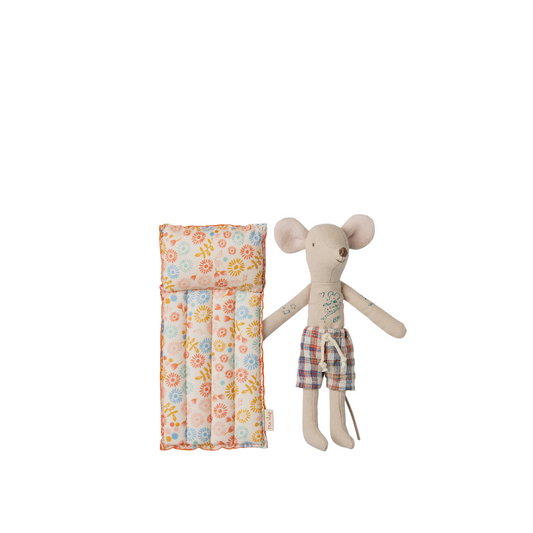 Beach Mouse | Dad With Air Mattress