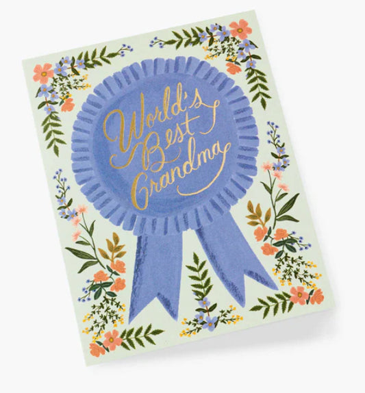 Worlds Best Grandma Card