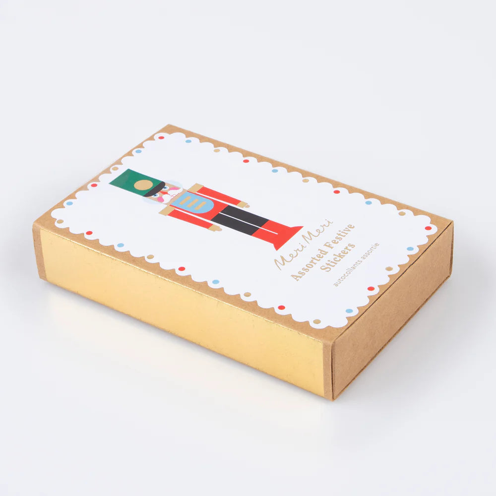 Assorted Festive Nutcracker Stickers