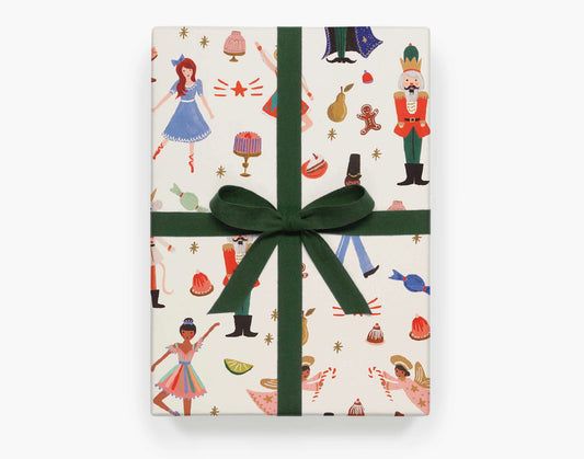 Nutcracker Gift Wrap Sheets | Roll of 3