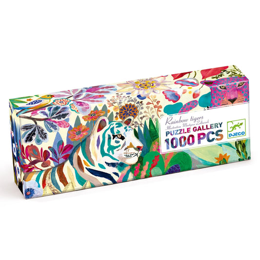 Rainbow Tigers | 1000 Piece Jigsaw Puzzle