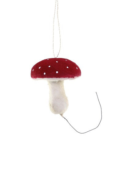 Spun Cotton Mushroom Pick