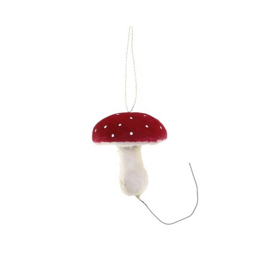 Spun Cotton Mushroom Pick