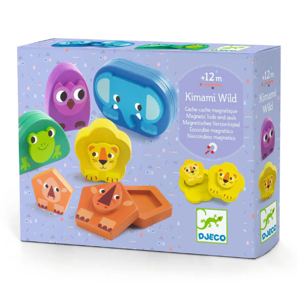 Kimami Wild Animals Magnetic Puzzle Game